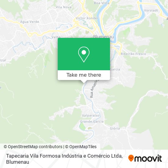 Tapecaria Vila Formosa Indústria e Comércio Ltda map