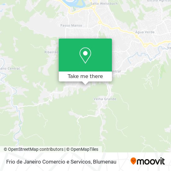 Frio de Janeiro Comercio e Servicos map