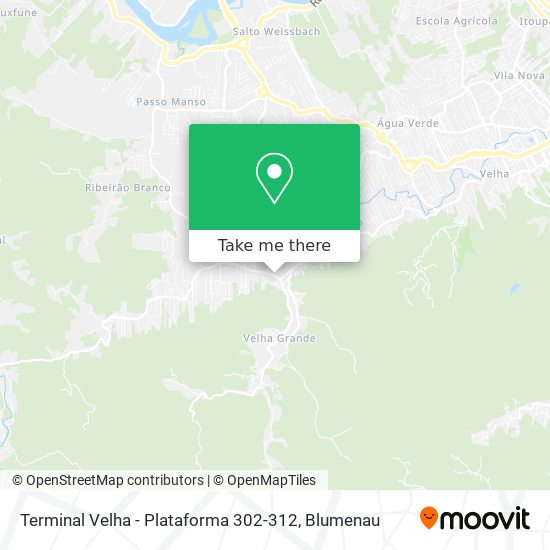 Terminal Velha - Plataforma 302-312 map