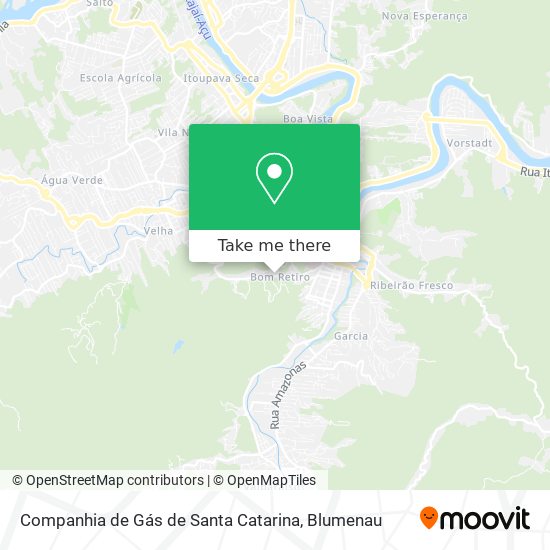 Companhia de Gás de Santa Catarina map