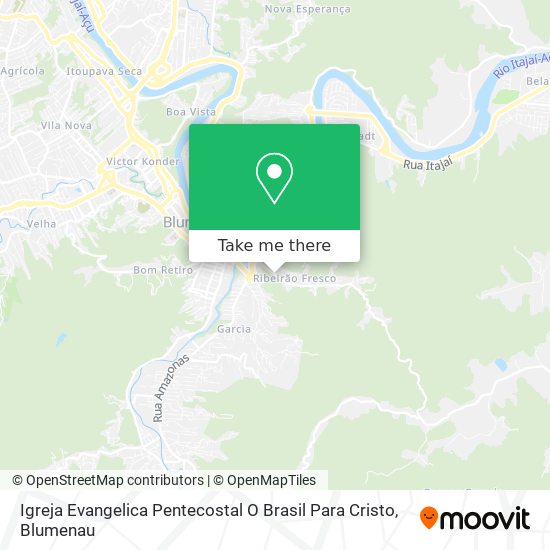 Igreja Evangelica Pentecostal O Brasil Para Cristo map