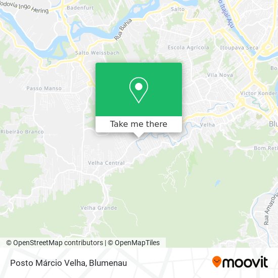 Posto Márcio Velha map