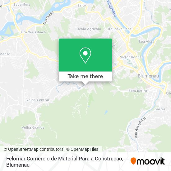 Mapa Felomar Comercio de Material Para a Construcao