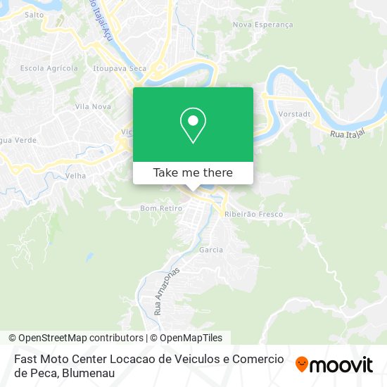 Mapa Fast Moto Center Locacao de Veiculos e Comercio de Peca