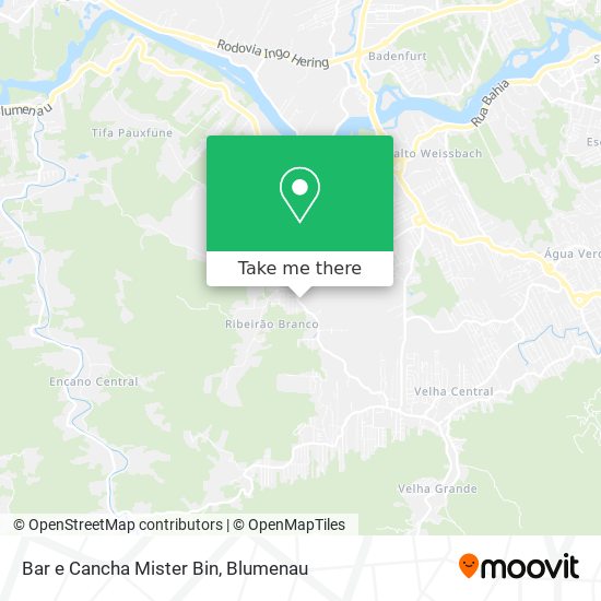 Bar e Cancha Mister Bin map