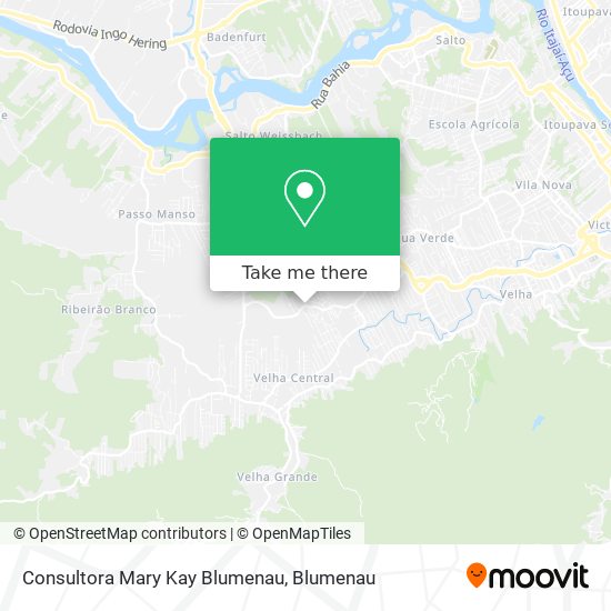 Consultora Mary Kay Blumenau map