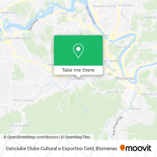 Ceticlube Clube Cultural e Esportivo Cetil map