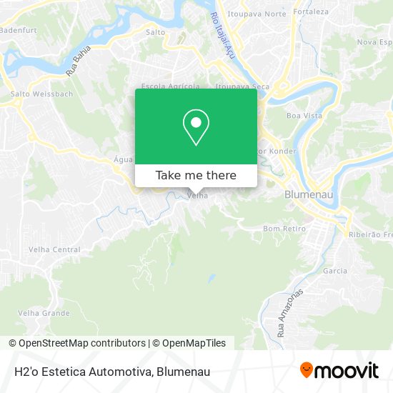 H2'o Estetica Automotiva map