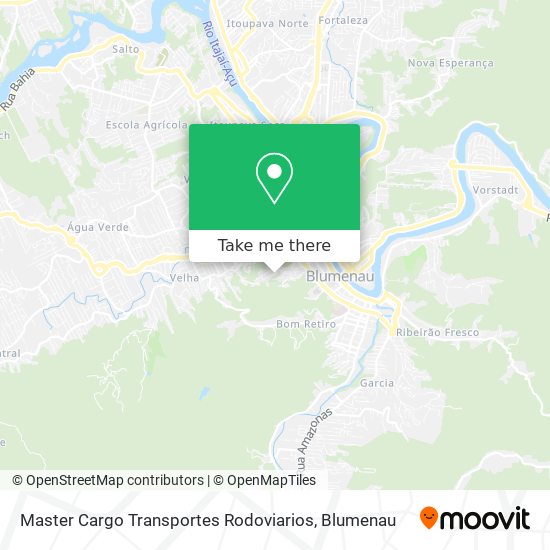 Master Cargo Transportes Rodoviarios map