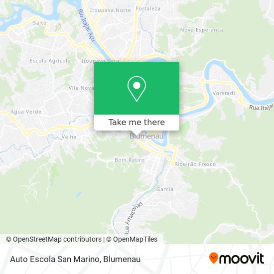 Auto Escola San Marino map