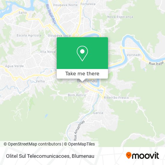 Olitel Sul Telecomunicacoes map