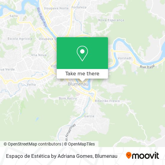 Espaço de Estética by Adriana Gomes map
