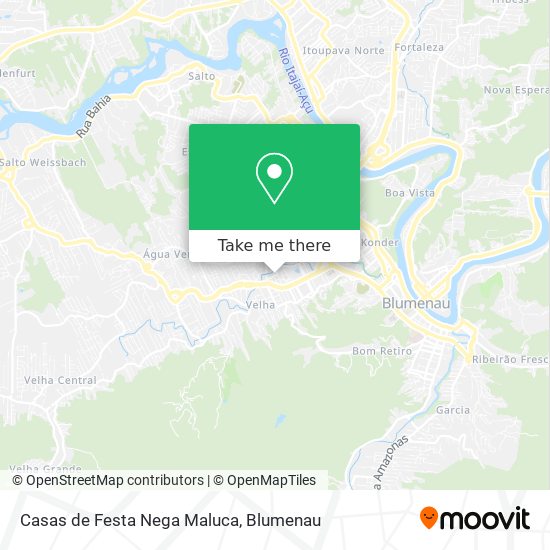 Casas de Festa Nega Maluca map