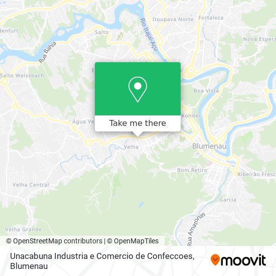Unacabuna Industria e Comercio de Confeccoes map