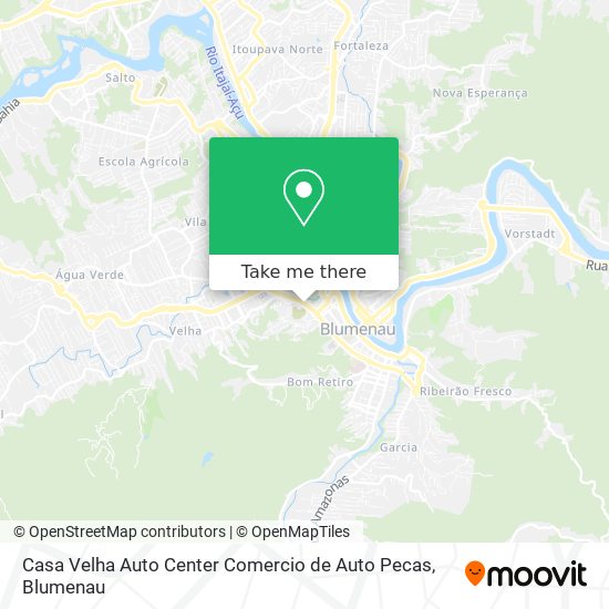 Casa Velha Auto Center Comercio de Auto Pecas map