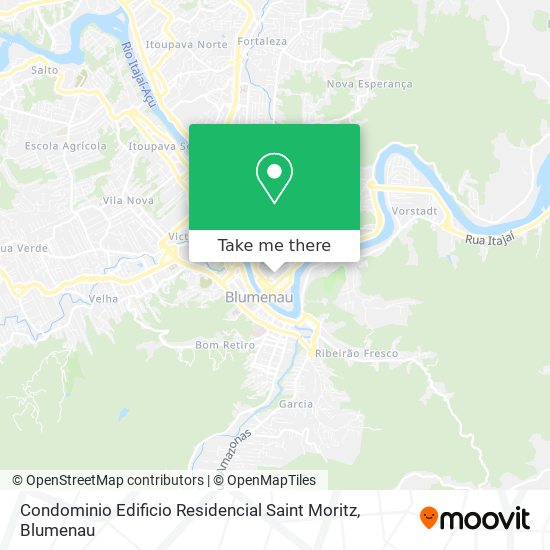 Mapa Condominio Edificio Residencial Saint Moritz