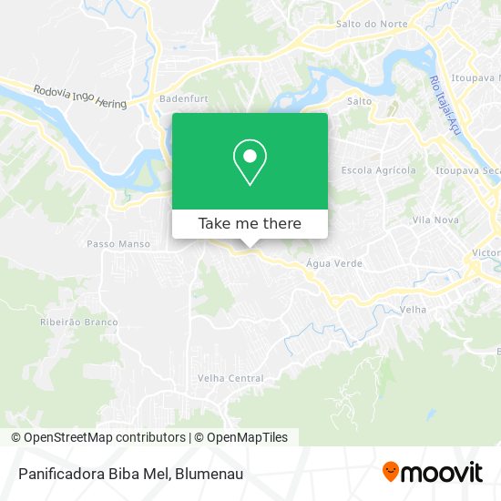 Panificadora Biba Mel map