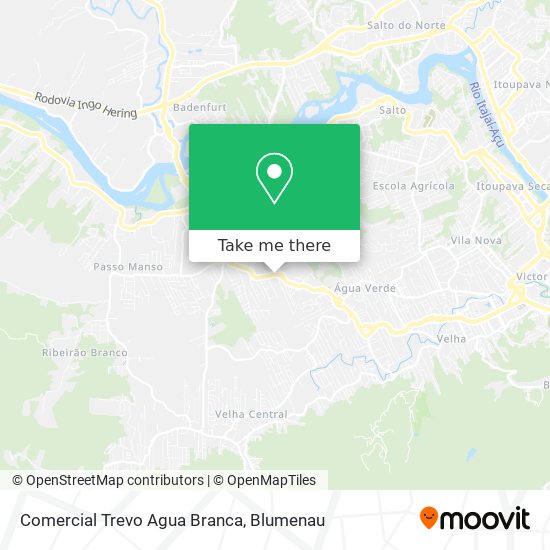 Comercial Trevo Agua Branca map