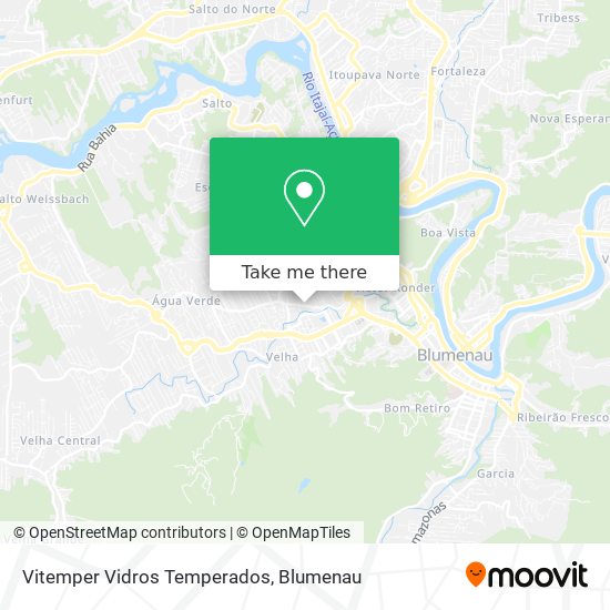 Vitemper Vidros Temperados map