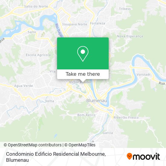 Condominio Edificio Residencial Melbourne map