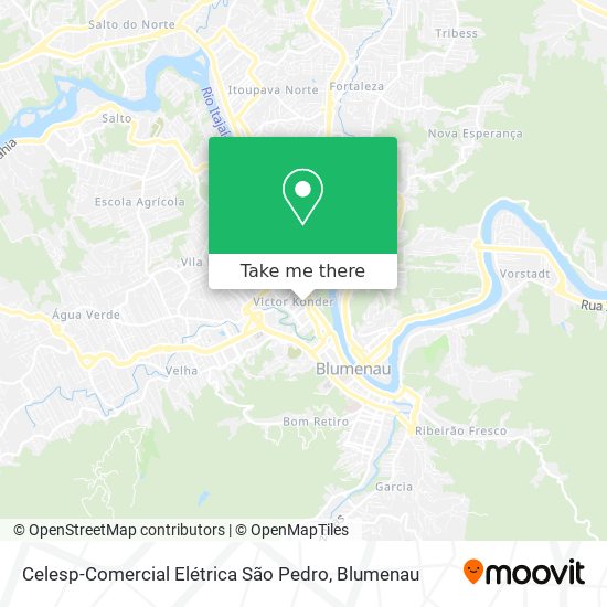 Celesp-Comercial Elétrica São Pedro map