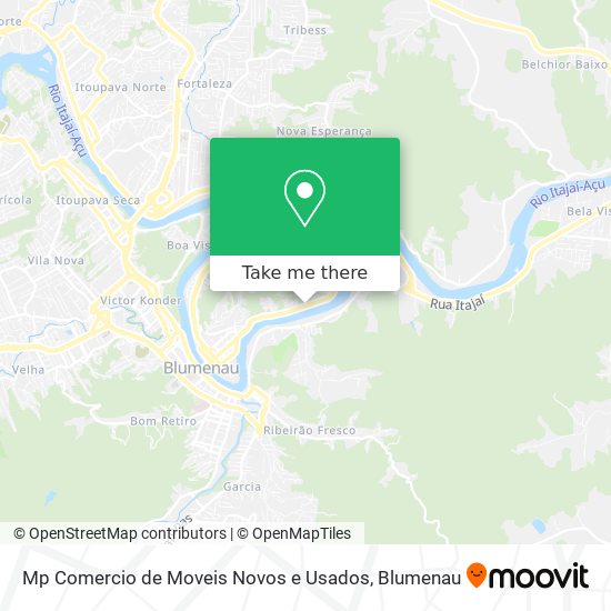 Mp Comercio de Moveis Novos e Usados map