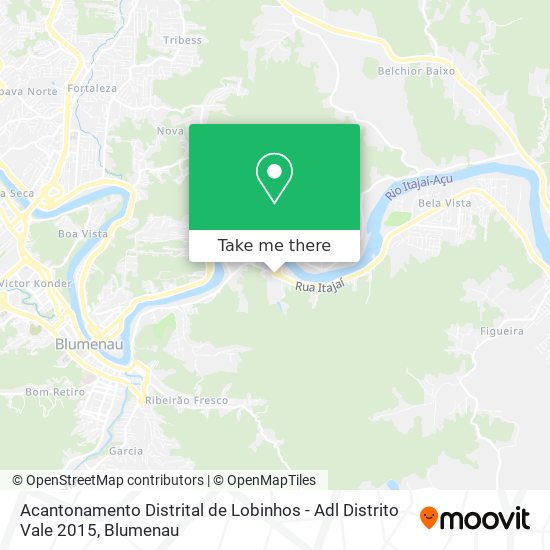 Acantonamento Distrital de Lobinhos - Adl Distrito Vale 2015 map