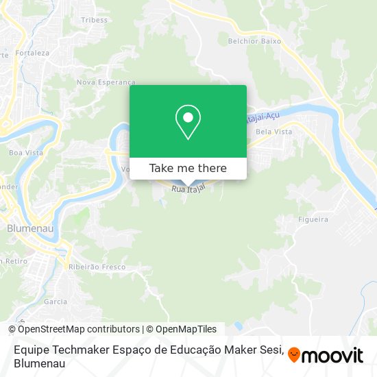 Equipe Techmaker Espaço de Educação Maker Sesi map