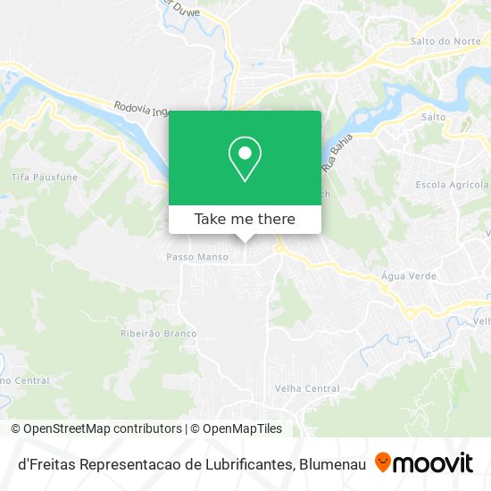 d'Freitas Representacao de Lubrificantes map