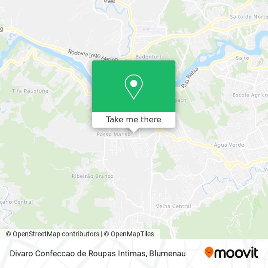 Mapa Divaro Confeccao de Roupas Intimas