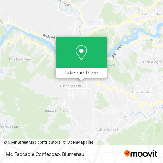 Mapa Mc Faccao e Confeccao