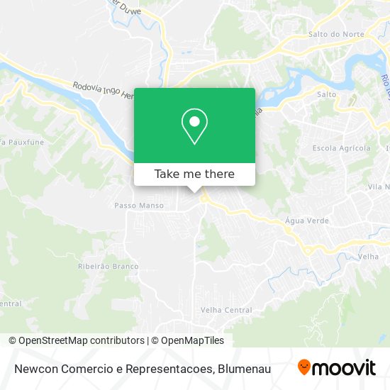 Newcon Comercio e Representacoes map