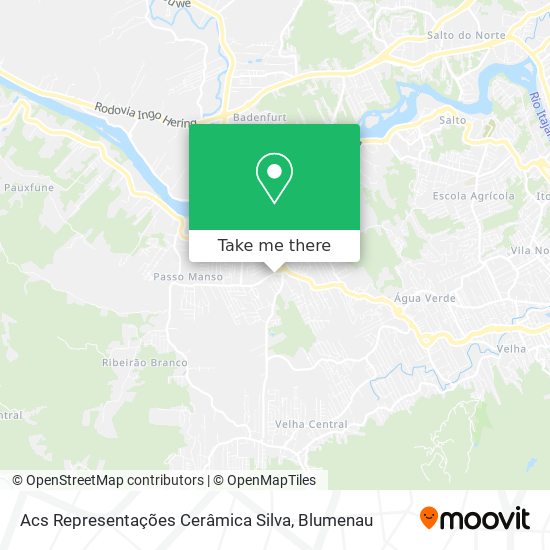 Acs Representações Cerâmica Silva map