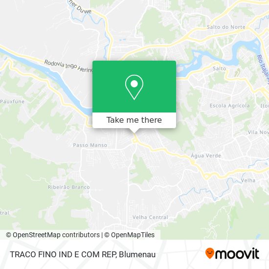 TRACO FINO IND E COM REP map