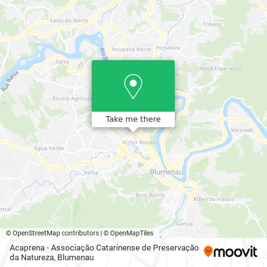 Acaprena - Associação Catarinense de Preservação da Natureza map