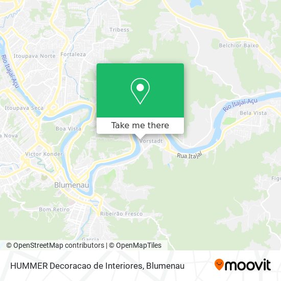 HUMMER Decoracao de Interiores map