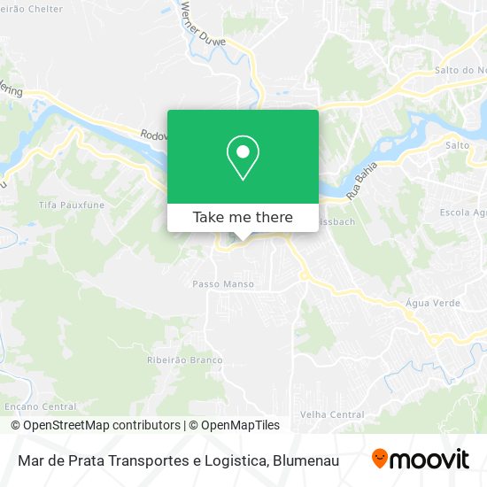 Mapa Mar de Prata Transportes e Logistica