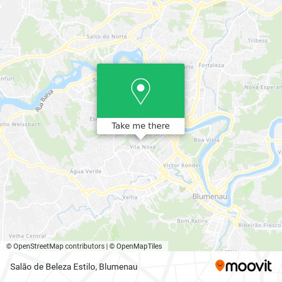 Salão de Beleza Estilo map