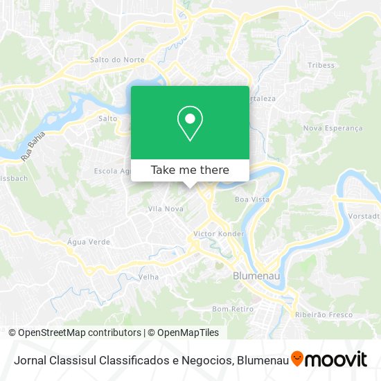 Jornal Classisul Classificados e Negocios map