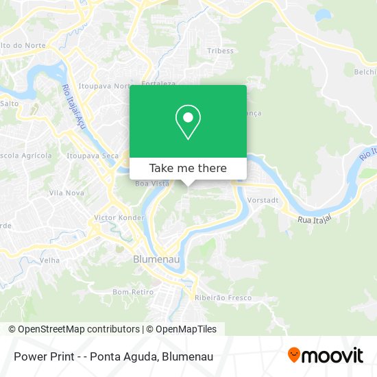 Power Print - - Ponta Aguda map