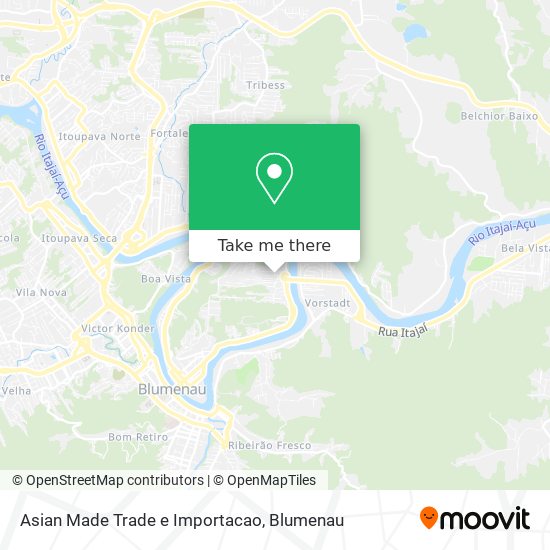 Mapa Asian Made Trade e Importacao