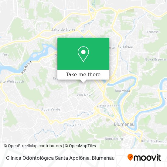 Clínica Odontológica Santa Apolônia map
