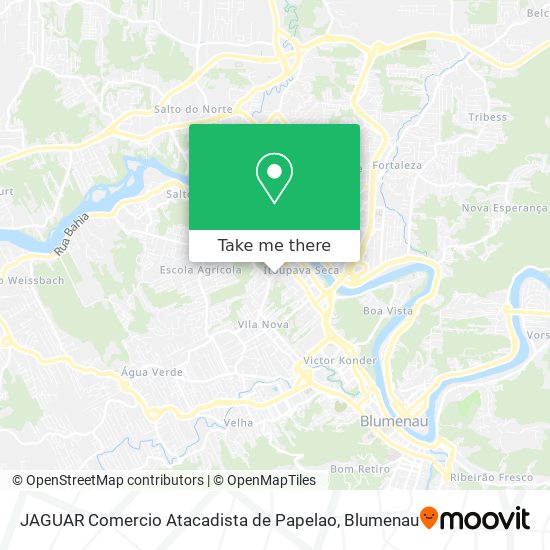 JAGUAR Comercio Atacadista de Papelao map