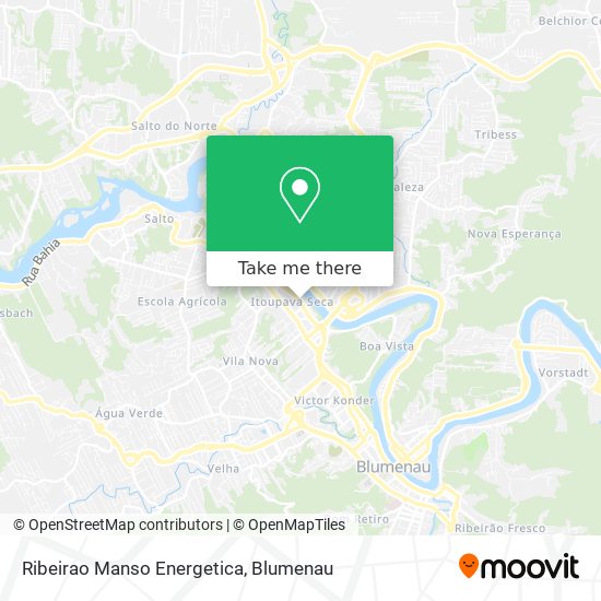 Ribeirao Manso Energetica map