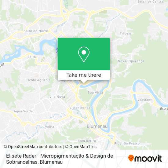 Mapa Elisete Rader - Micropigmentação & Design de Sobrancelhas