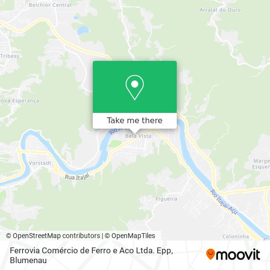 Ferrovia Comércio de Ferro e Aco Ltda. Epp map