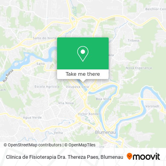 Clínica de Físioterapia Dra. Thereza Paes map