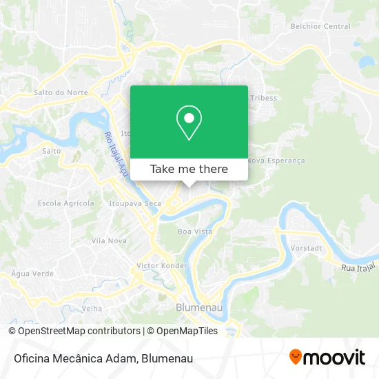 Oficina Mecânica Adam map