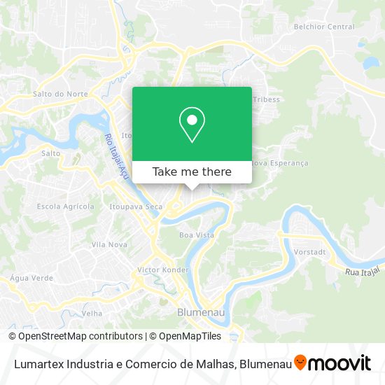 Lumartex Industria e Comercio de Malhas map