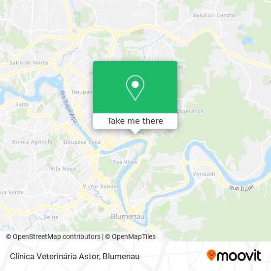 Clínica Veterinária Astor map